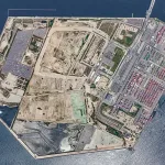 夢洲全景＝大阪市港湾局提供