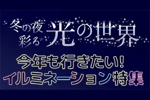 冬の夜彩る光の世界　今年も行きたい！イルミネーション特集