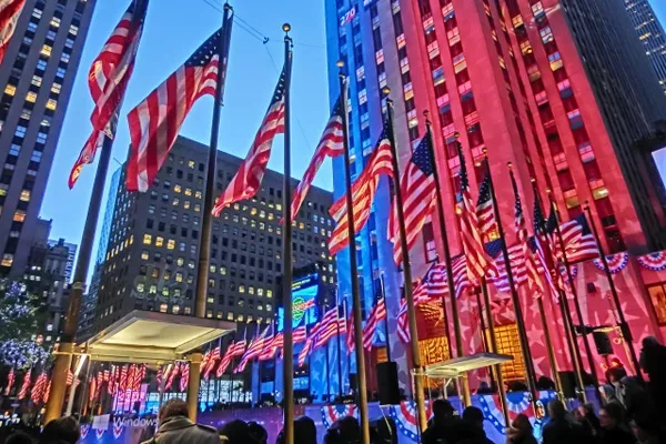 アメリカ大統領選挙の街並み