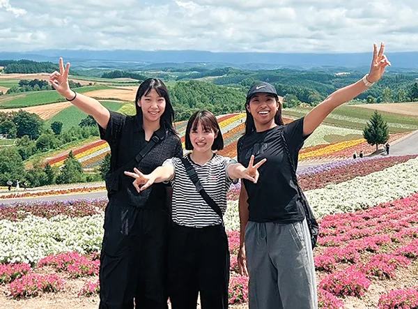 北海道ならではの景色を堪能