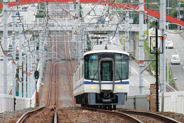 泉北ニュータウンを走る泉北高速鉄道