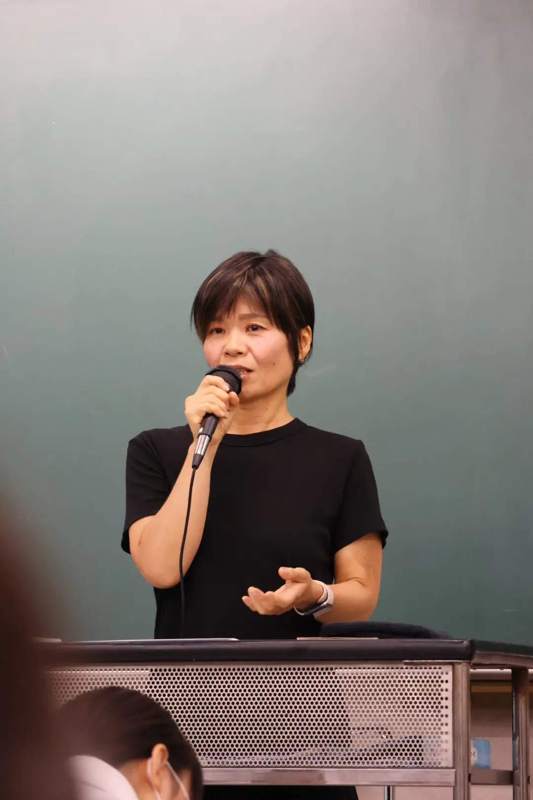 障がいのある子どもの子育てについて話した瀧澤美紀さん