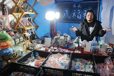 毎月21・22日は四天王寺の骨董市に出店！