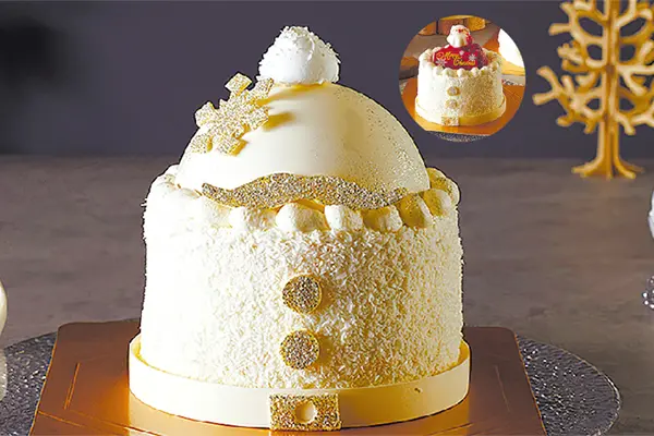 ホワイトサンタクロースショートケーキ