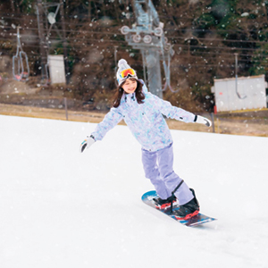 約1万平方㍍のゲレンデ